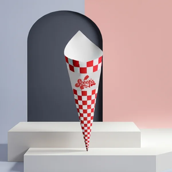 Printed Sugar Cone Sleeve