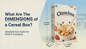 dimensions of a cereal box