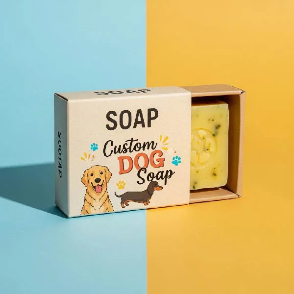 Custom Dog Soap Packaging