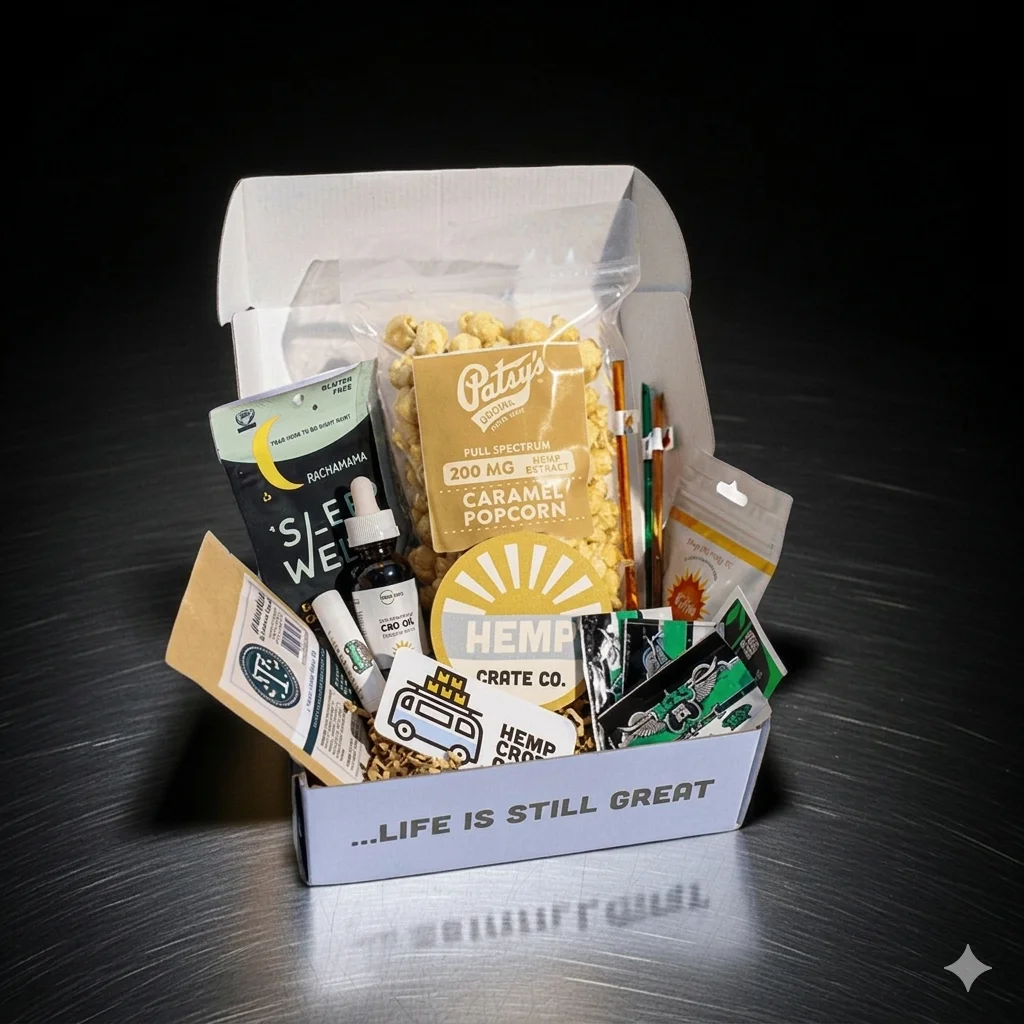 custom printed hemp gift boxes