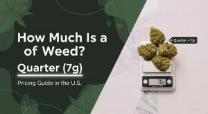 how much is a quarter of weed