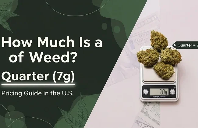 how much is a quarter of weed