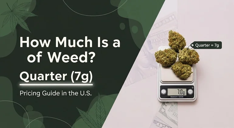 how much is a quarter of weed