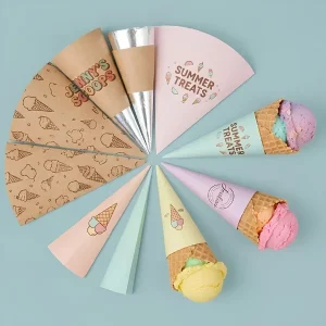 Custom Ice Cream Cone Wrappers