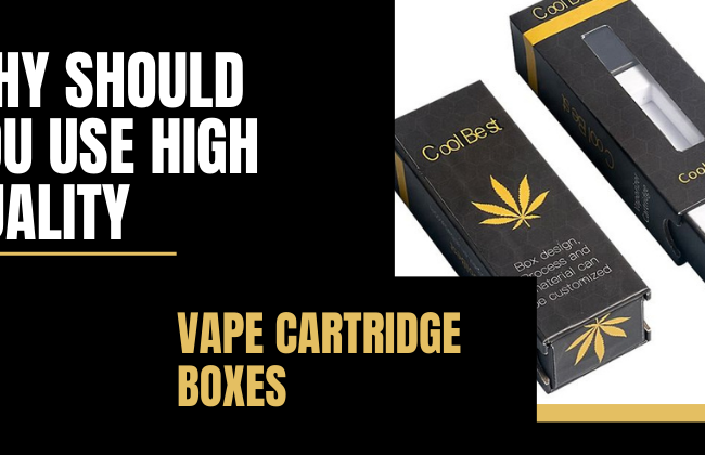 high quality vape cartridge boxes