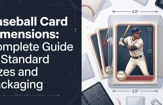 Baseball Card Dimensions