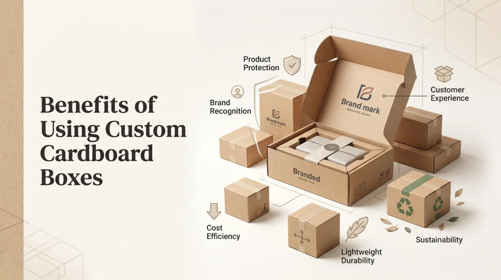 Benefits of Using Custom Cardboard Boxes