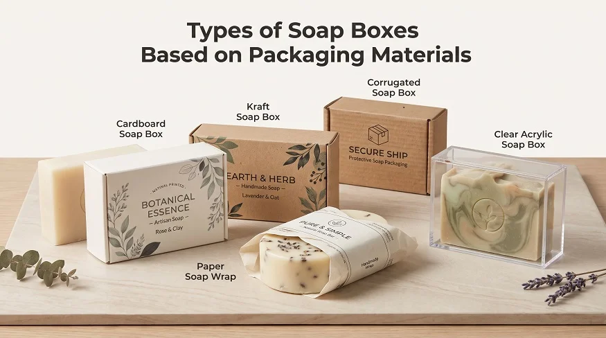 Types of Soap Boxes Based on Packaging Materials