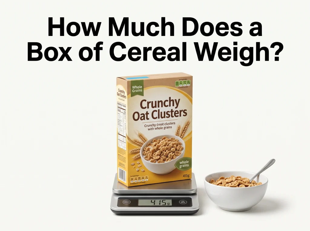 How Much Does a Box of Cereal Weigh?